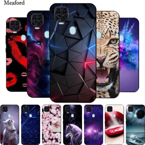 For ZTE Blade V2020 6.53" Case Black Bumper Silicone TPU Soft Phone Cover For ZTE Blade V2020 Case Cartoon Funda for ZTE V 2020