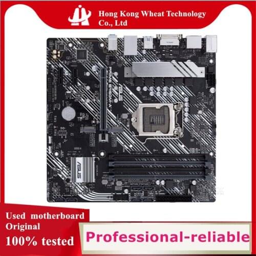 For ASUS PRIME B460M-A Motherboard Socket LGA 1200 DDR4 M.2 nvme ssd For Intel B460 Used Original Desktop Mainboard