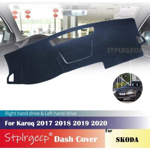 For Skoda Karoq 2017 2018 2019 2020 Anti-Slip Dashboard Cover Protective Pad Car Accessories Sunshade Carpet