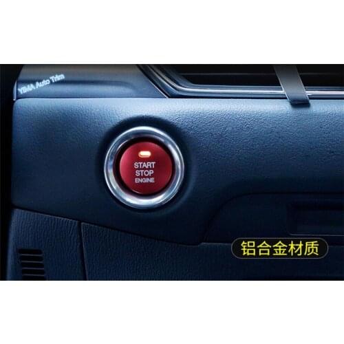 Lapetus Auto Styling Engine Start Stop Ring Keyless Start System Button Cover Trim Fit For Mazda 6 Atenza Sedan &Wagon 2016 2017