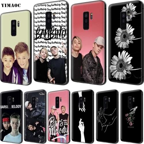 YIMAOC Bars and Melody BAM Soft Silicone Case for Samsung Galaxy S6 S7 Edge S8 S9 Plus A3 A5 A6 Note 8 9