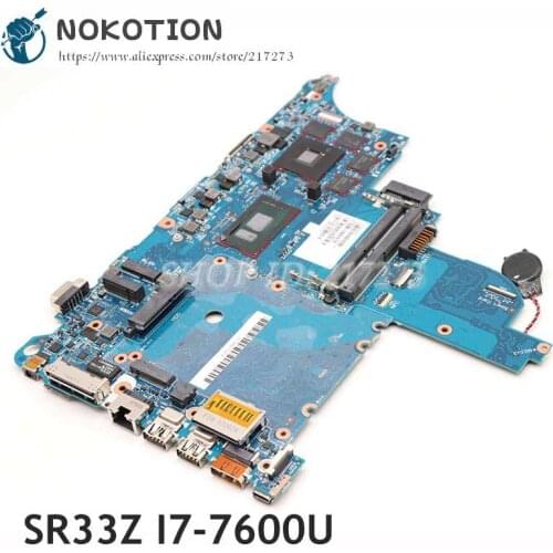 NOKOTION 916829-001 For HP Probook 640 650 G3 Laptop Motherboard CLOONEY-6050A2860101-MB-A01 SR33Z I7-7600U CPU