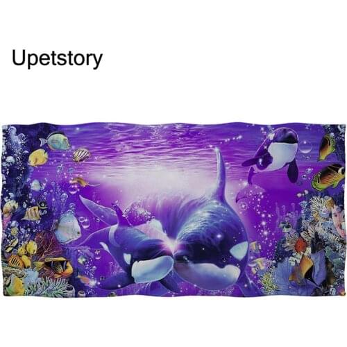 New Quicky-dry Microfiber Bath Towels 75*150cm Ocean Dolphin Print Beach Towel Large Sport Towels Camping Accessories