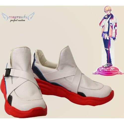 Paradox Live Yeon Hajun Hip Hop Cosplay Shoes Boots Professional Handmade