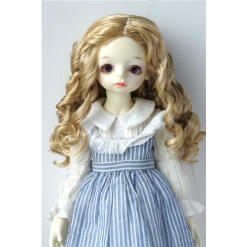 JD340 SD 9-10inch 23-25 CM 1/3 Lady Roll curly synthetic mohair BJD Doll wigs Blyth doll accessories