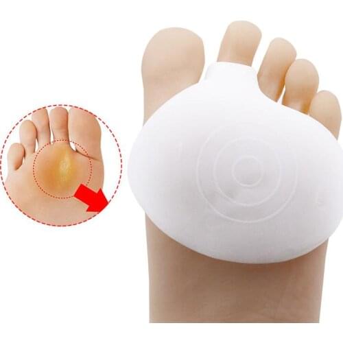 1Pair Silicone Gel Metatarsal Pads for Shoes Sore Ball Foot Care Tool Feet Pain Shoes Insoles Pads Cushion Forefoot Arch Support
