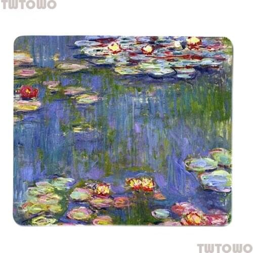 Claude Monet Art Painting Silicone Pad To Mouse Game Top Selling Wholesale Gaming Pad Mouse Office Decoration Home Mouse Mat