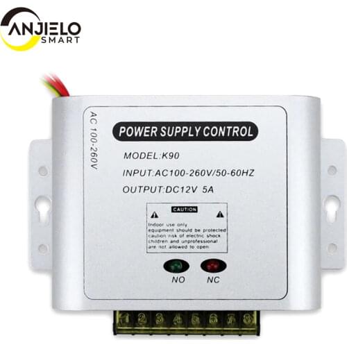Door Access System Electric Power Supply Control AC 100-260V DC 12V 3A Miniature Power/Electric Lock Power/Access Control System
