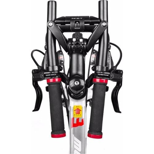 Alloy Scooter bike foldable handlebar 25.4mm fixed gear Track Road Bicycle handle bar folding Cycling Horizontal Bar MTB parts