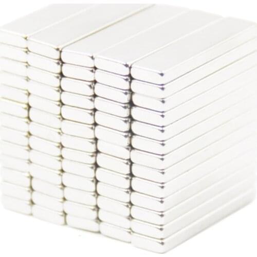 100pcs F50x10x5mm Super Powerful Strong Rare Earth Block NdFeB Magnet Neodymium N35 Magnets F50*10*5mm Free Shipping