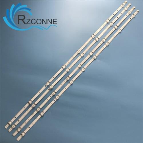 817mm LED Backlight strip 8/9leds For LG BUSH 43 inch TV VESTEL 43" DRT UHD A/B-TYPE REV0.3 LED43292UHDFVP VES430QNDL E128280