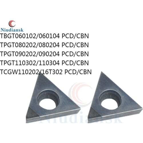 TBGT060102 TPGT080204 PCD CBN TPGT090202 TPGT110302 TCGW110202 PCD CBN CNC lathe Diamond insert High Hardness Blade Lathe Tool