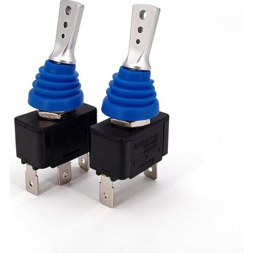 R13-416 Series 12mm Waterproof Car Toggle Switch Plastic Lever 20A/24VDC 40A/12VDC