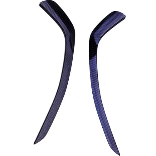 1 Pair Carbon Fiber Texture Gear Shift Panel Side Trim Central Console Cover Strip Sticker Fit for Honda Accord 2014 2015-2017