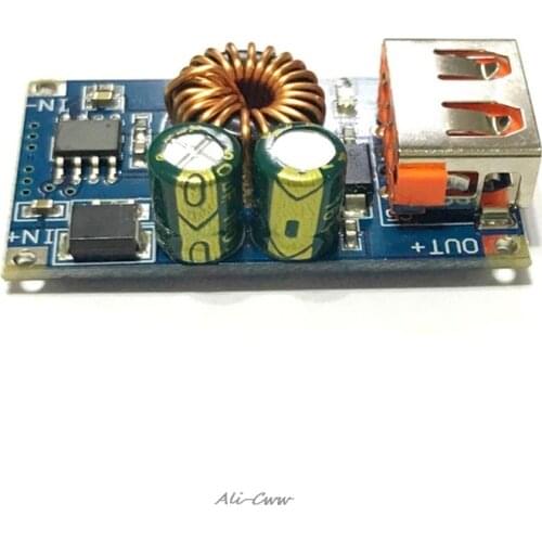 DC 6V-32V To 5V Step-down Power Supply Module USB DC QC3.0 Quick Charge Board For Mobile Phone