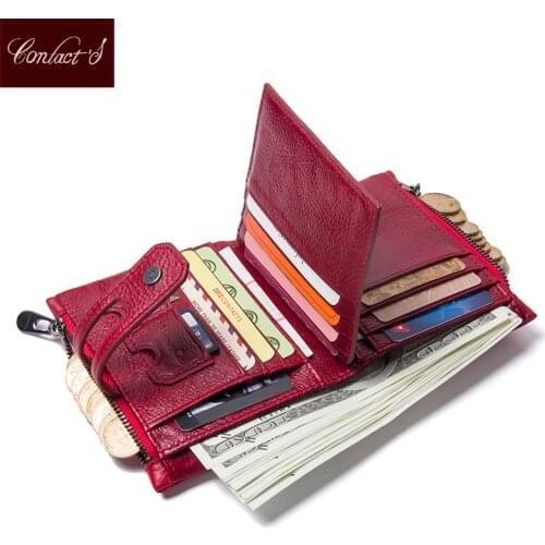 Brand Design Wallet Genuine Cow Leather Japan Style Solid Zipper & Hasp Standard Wallets Short Bags With Coin Pocket Card Holder
