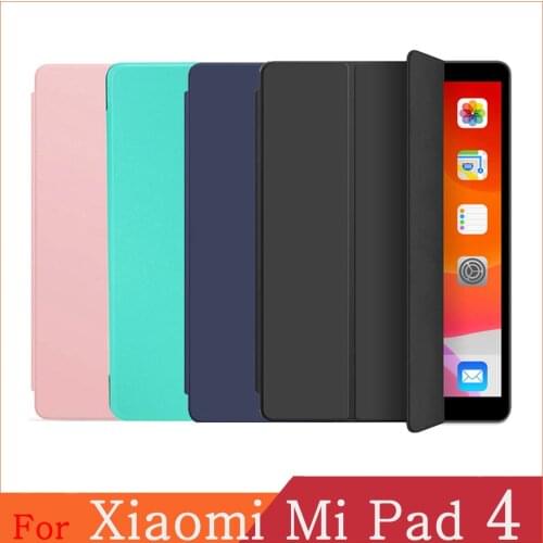 Case for Xiaomi Mi Pad 4 8.0 inch Case Slim Retro Folding Stand PU Leather Smart Cover for funda Xiaomi MiPad4 MiPad 4 Case 8.0