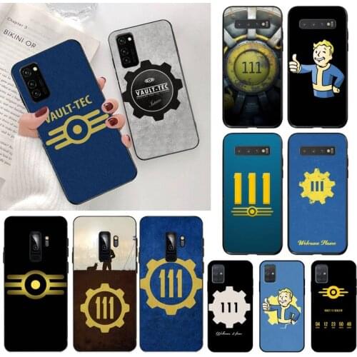 CUTEWANAN game fallout vault tec 111 Phone Case for Samsung S20 plus Ultra S6 S7 edge S8 S9 plus S10 5G lite 2020