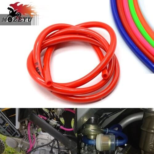 1M Multi-color Gas Oil Hose Fuel Line Petrol Tube Pipe For Motorcycle Bike Motorbike Off-road vehicle sports car street car