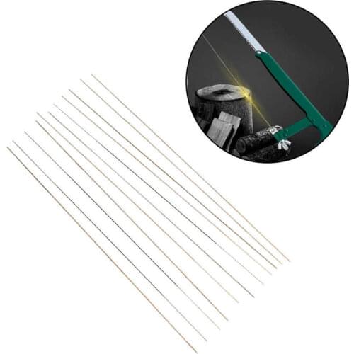 12Pcs Steel Wire Saw Blades Cutter Jewelry Metal Wood Cutting Jig Replacement Jewelry Woodworking Hand Craft Tool for Jeweler