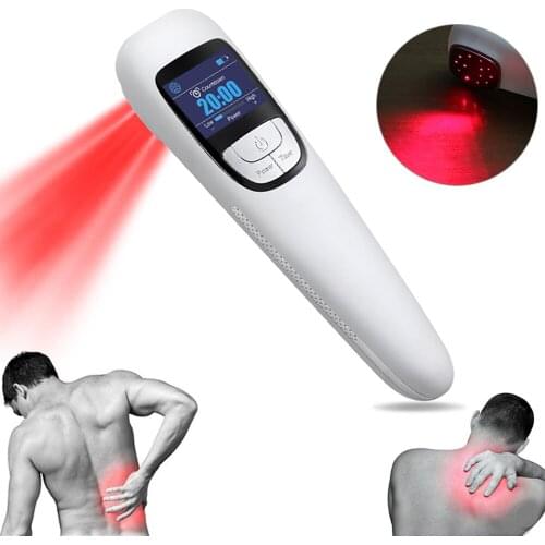 LLLT Laser Red Light Therapy Device Pain Relief Handy Cure Laser Relief Help Muscle Tension Pain Relief Tool