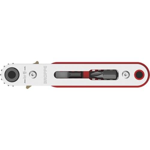 Mini Magnetic Screwdriver Ratchet Wrench Right Angle 1/4" Hex Shank for Narrow Space DIY Professional Hand Tools 40JE