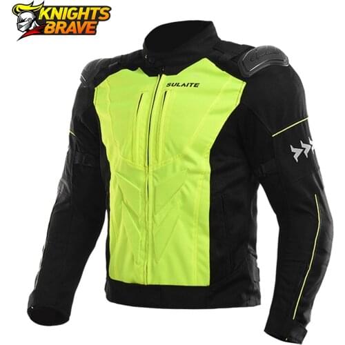 Motorcycle Jacket Mens Moto Riding Jacket Breathable Cycling Jacket Elbow Protector Motocross Shockproof Jaqueta Motoqueiro