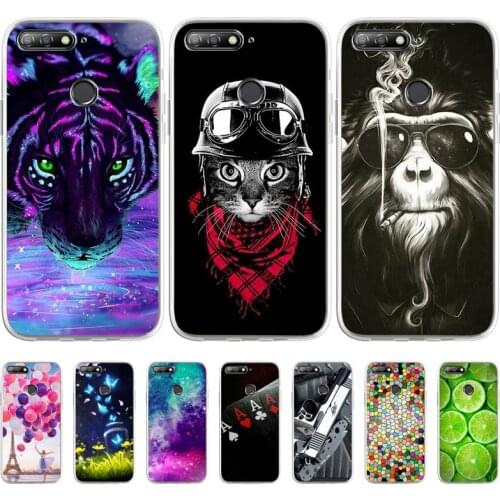 Soft Silicone Case For Huawei Honor 7A DUA-L22 Case TPU Back Cover For Huawei honor 7C AUM-L41 Phone Bumper Honor7A Honor7C Pro