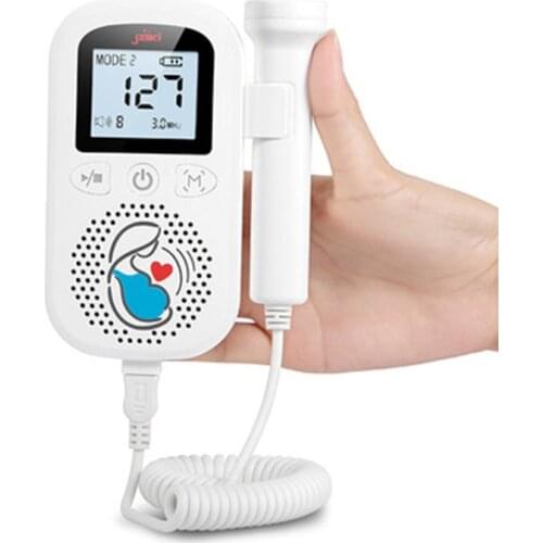 New Baby Heartbeat Fetal Doppler Detector Portable Heart Rate Monitor LCD Display Ultrasound grossesse доплер для беременных