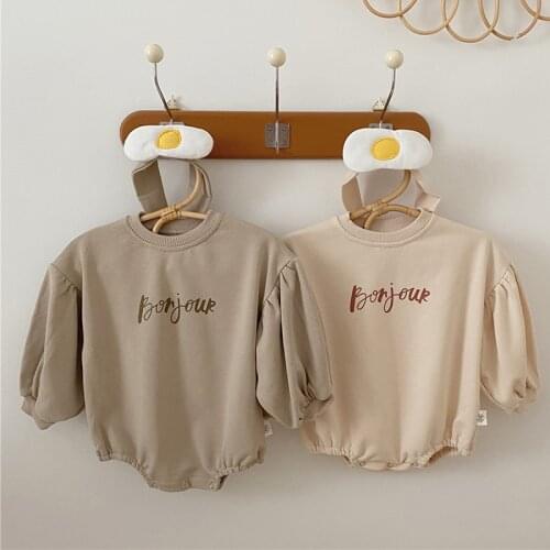 2020 New Autumn Toddler Baby Girls Boys Jumpsuit Newborn Baby Girls Boys Long sleeve Cotton Clothes Baby Girls Boy Romper