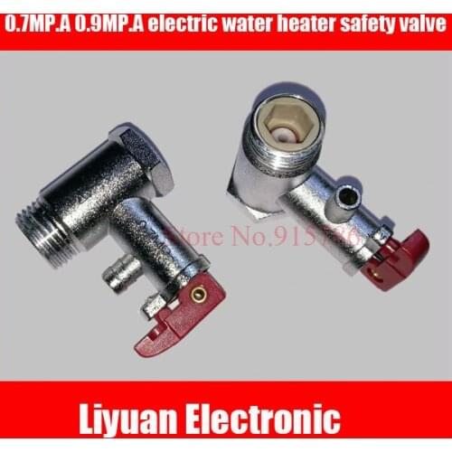 3pcs 0.7MP.A electric water heater safety valve sensor / 0.9MP.A check valve / relief valve / check valve electric water heater