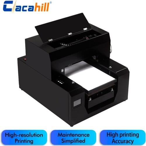 DIY LOGO custom printer A3 UV inkjet type for mobile phone case/cosmetic bottle/card/gift box/T-shirt pattern printing