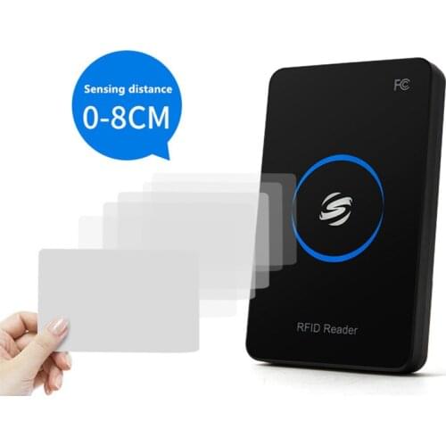 RFID Reader USB Port EM4100 TK4100 125khz ID Contactless Sensitivity Smart Card Support Window System Linux