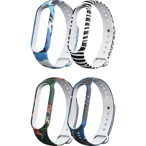 Silicone strap for xiaomi mi band 5 Silicone Soft TPU Wristband replacement Smart straps for mi band 5 bracelets Bands Colorful