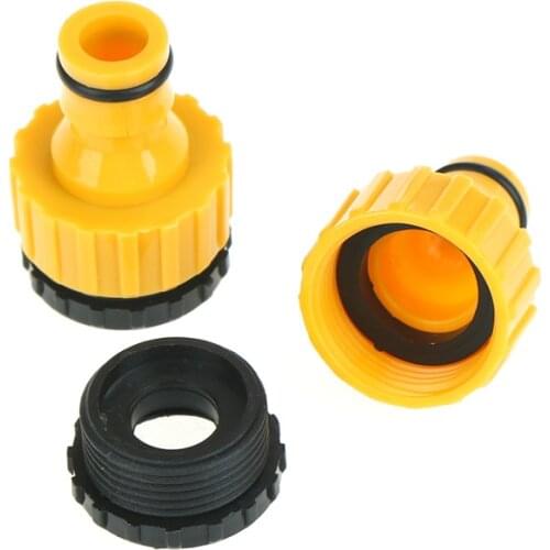 2pcs 4/6" Standard Faucet Connector Hose Quick Connector Washing Machine Water Cannons Garden Lawn Sprinkler System Pipe Adapter