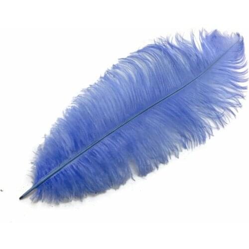 Wedding feathers 50-55cm sky blue ostrich plumes 20-22inch long DIY party decorations 50pcs/lot