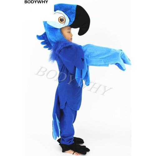 Unisex Adult Children Kid Animal Parrot Bird Costume matching outfits Performance Costume Stage Costume Birthday Party Costume