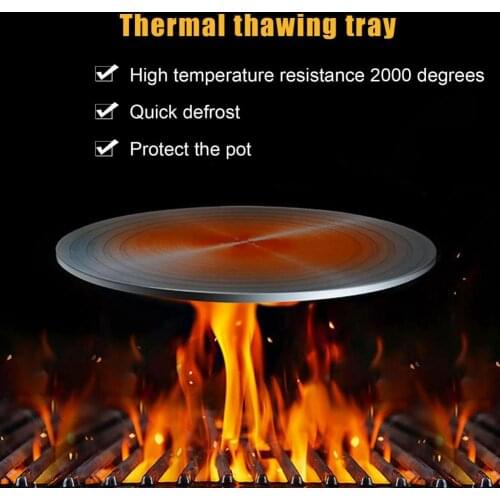 2Pcs/Set Heat Conduction Plate Space Saving Multifunctional High Quality Gas Stove Heat Diffuser for Making Soup