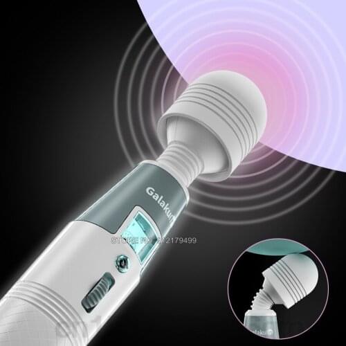 18+Erotic Adult Powerful Stick Clitoris Vibrators Sex toys For women USB Recharge Big Magic Wand Body Massage Stick AV Vibrator