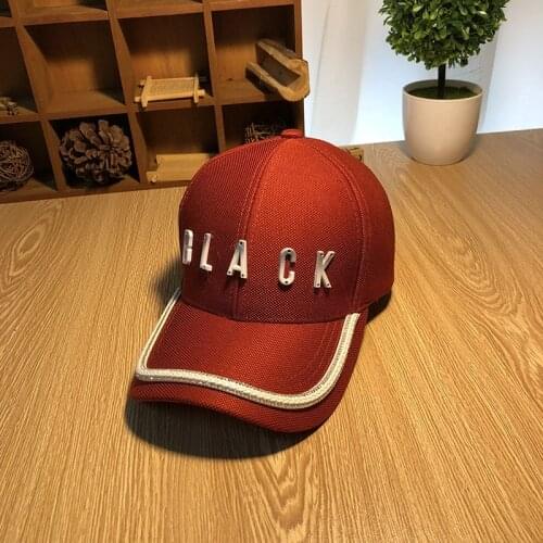 202003-mujiao-letter new spring ribbon leisure lady VISORS cap men women baseball hat