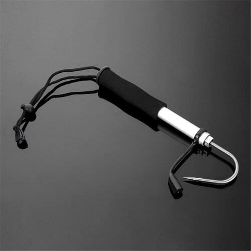 2021 new Professional Telescopic Retractable Fish Gaff Stainless Sea Fishing Stainless Steel EVA Spear Hook Tackle Fish catcher
