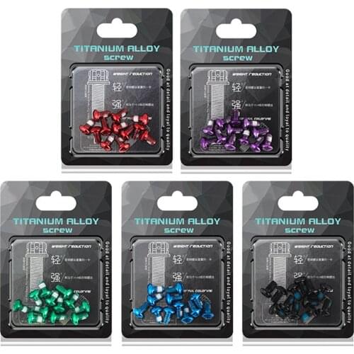 6 color M5x10mm MTB Mountain Road Bicycle bike Disc Brake Rotor Bolts Screw nut T25 green red gold black blue Accessories