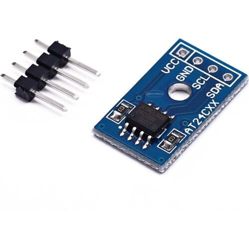 AT24C08 2ECL IIC/I2C Serial Interface Port EEPROM Memory Module For DIY Electronic Car 3.3-5V