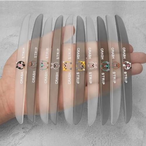 Car door anti-collision cartoon cute car door collision bar rearview mirror anti-scratch car body decoration sticker creative