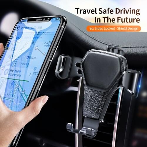 OLAF Car Holder for Phone in Car Air Vent Clip Mount Stand For iPhone 11 Huawei Samsung S9 Gravity Bracket Mobil Phone Car Hold