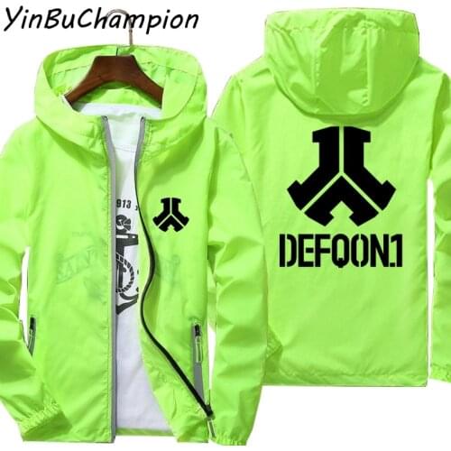 Defqon 1 Windbreaker Pilot Thin Reflective Sunscreen Defqon Ultra Light Coat Mens women Bomber Flight Jackets Male Oversized