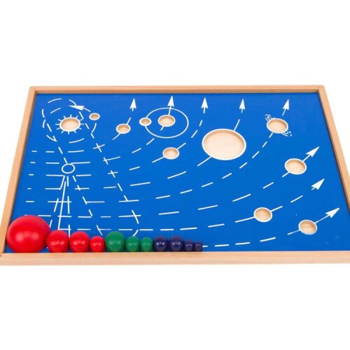 Nine Planets Children Scientific Exploration Educational Toy Montessori Material Wooden Puzzle Tools