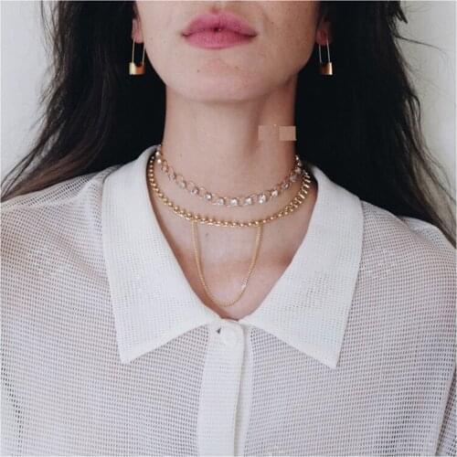 Rongho Design Vintage metal Lock drop earrings for women fashion punk jewelry Gold dangle earrings pendant