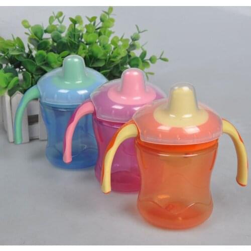 Brand Baby Feeding Bottle Kids Water Milk Bottle Soft Mouth Duckbill Sippy Infant Training Baby Feeding Bottles Cups for Babies