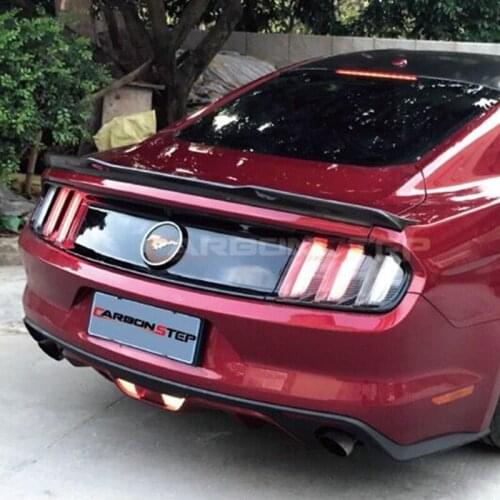 Use for ford mustang Spoiler 2015-2018 model mustang Spoiler High Quality ABS Material Car Rear Wing paint color for mustang